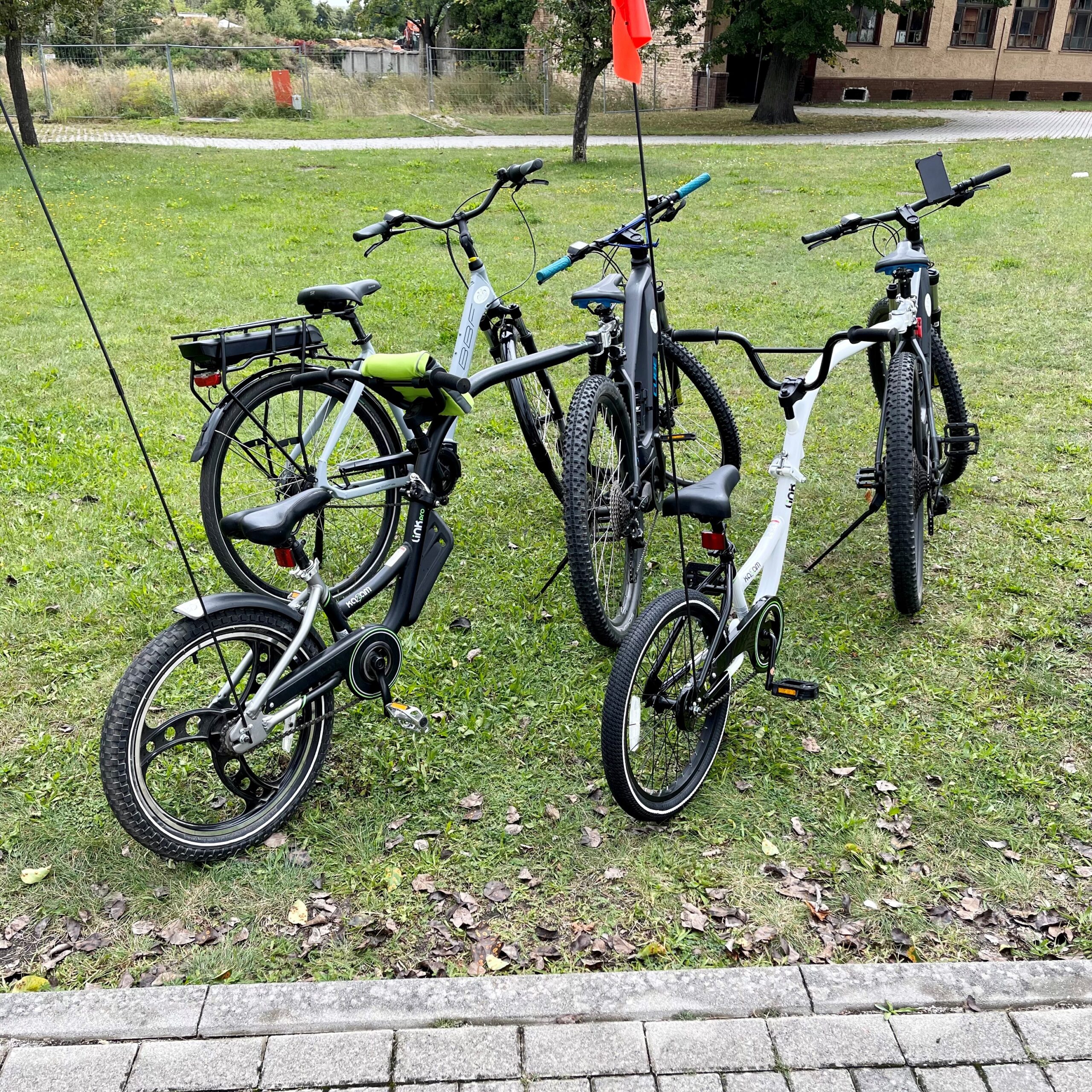 Bike Stadl Trail-Bike Fahrradvermietung Senftenberger See Lausitzer Seenland Großkoschen Dorfplatz