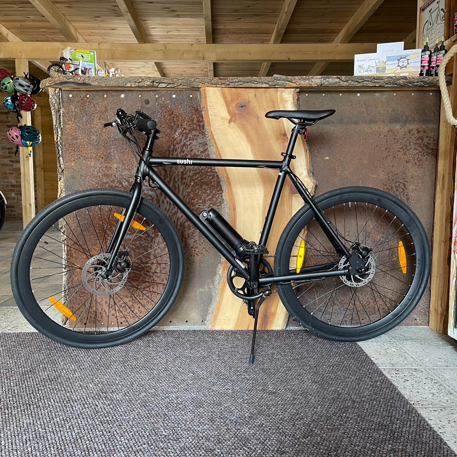 Bike Stadl Fahrradvermietung E-Bike SUSHI MAKI Senftenberger See Lausitzer Seenland Großkoschen