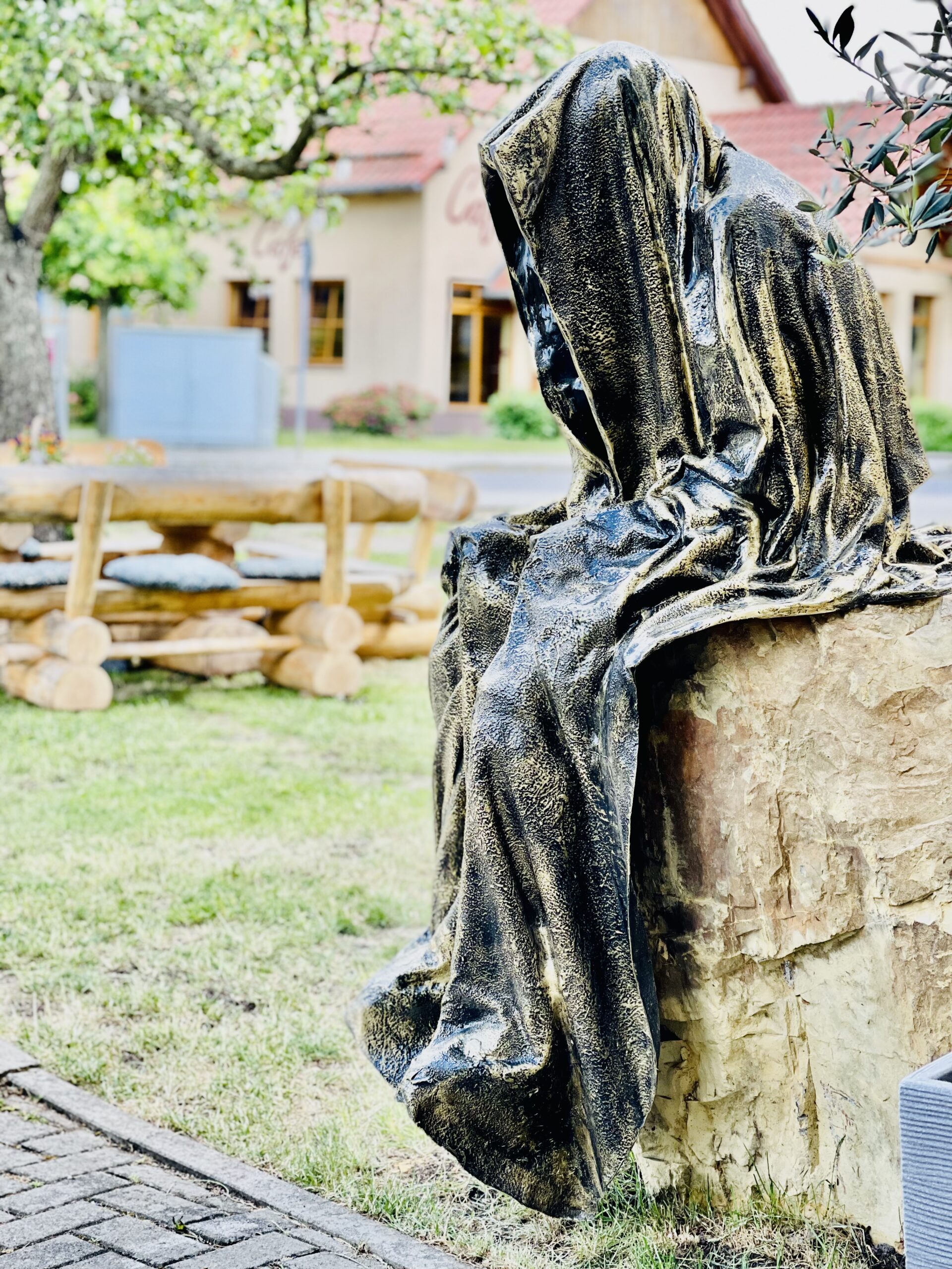 Bike Stadl Wächter der Zeit Guardians of Time Fahrradvermietung Lausitzer Seenland Senftenberger See