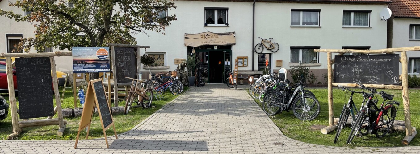 Bike Stadl Fahrradvermietung Lausitzer Seenland Senftenberger See Großksochen September