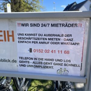 24/7 ein Fahrrad im BIKE STADL mieten